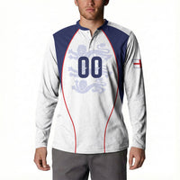 Custom England 2026 World Football Button Sweatshirt Come On Three Lions