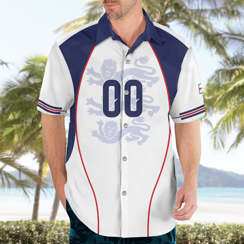 Custom England 2026 World Football Hawaiian Shirt Come On Three Lions