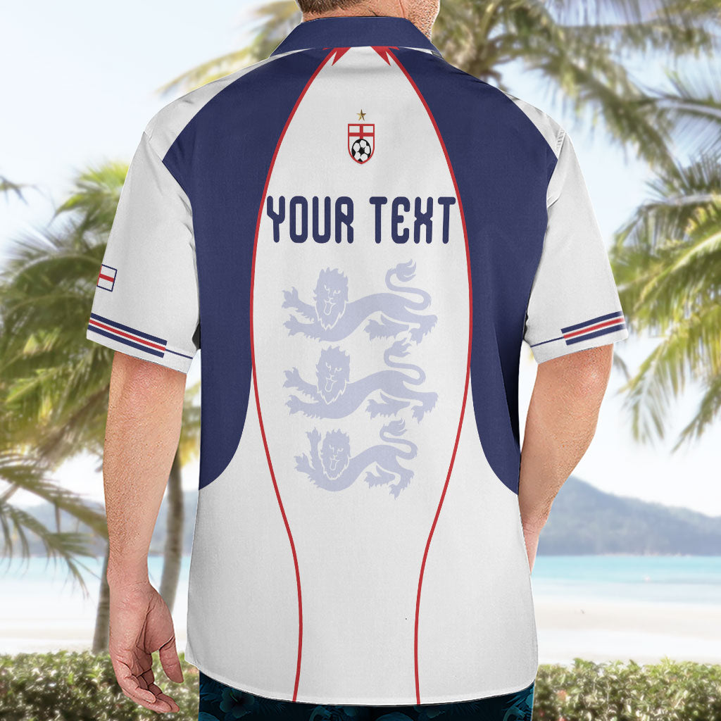 Custom England 2026 World Football Hawaiian Shirt Come On Three Lions