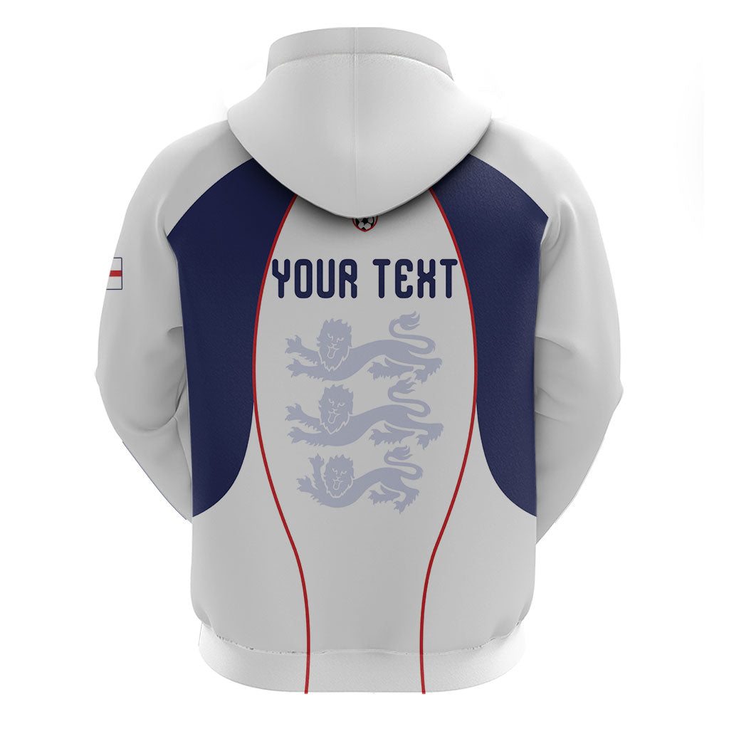 Custom England 2026 World Football Hoodie Come On Three Lions