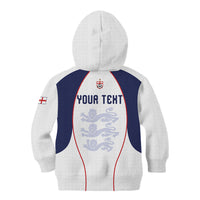 Custom England 2026 World Football Kid Hoodie Come On Three Lions