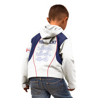 Custom England 2026 World Football Kid Hoodie Come On Three Lions
