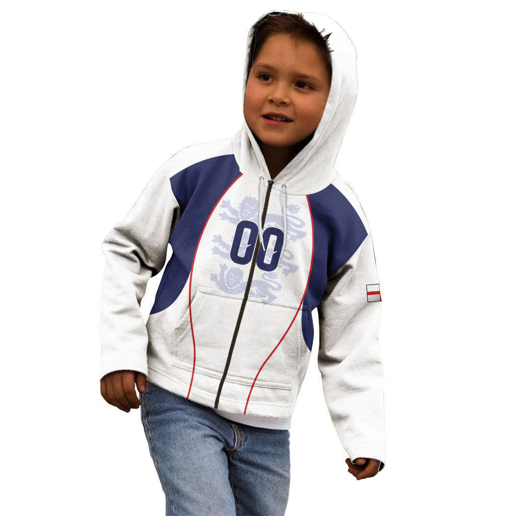Custom England 2026 World Football Kid Hoodie Come On Three Lions