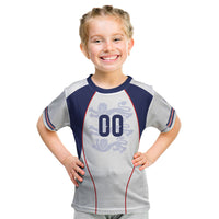 Custom England 2026 World Football Kid T Shirt Come On Three Lions