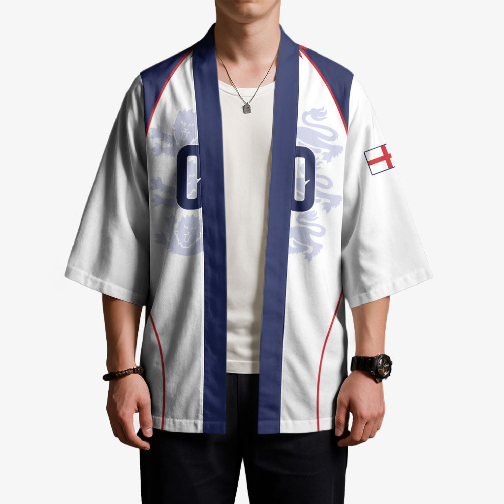 Custom England 2026 World Football Kimono Come On Three Lions