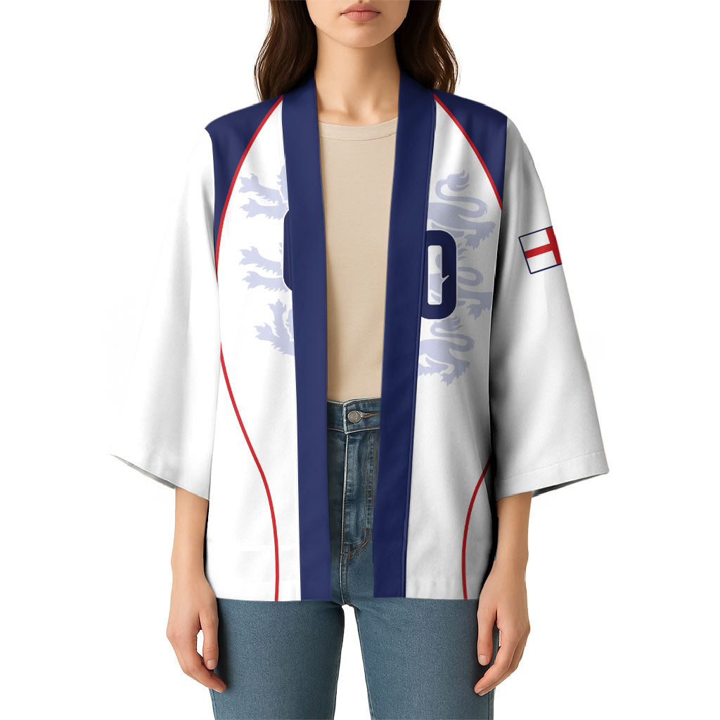 Custom England 2026 World Football Kimono Come On Three Lions