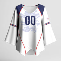 Custom England 2026 World Football Kimono Sleeve Blouse Come On Three Lions