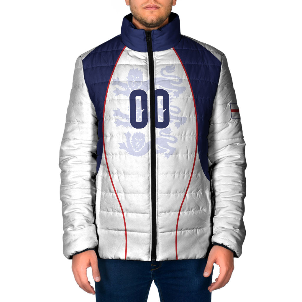 Custom England 2026 World Football Padded Jacket Come On Three Lions