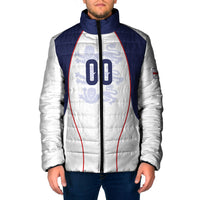 Custom England 2026 World Football Padded Jacket Come On Three Lions