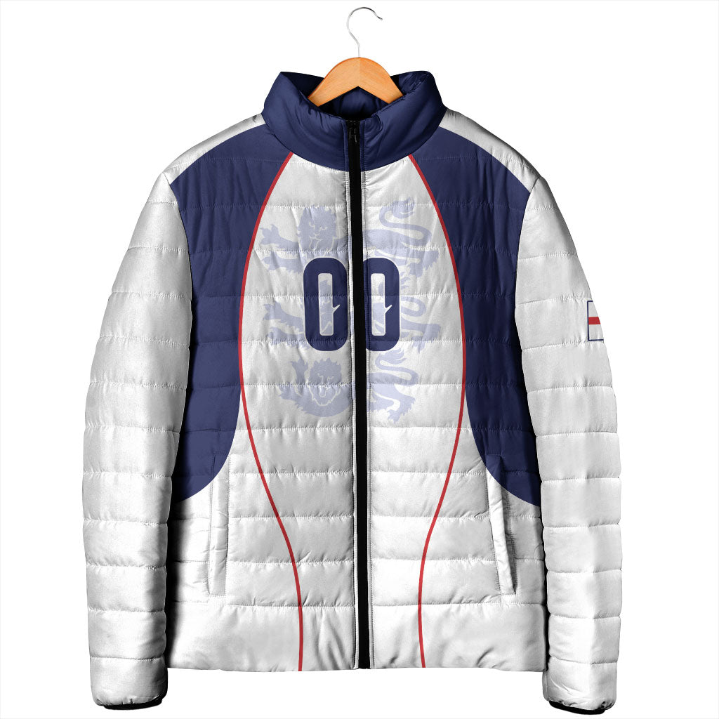 Custom England 2026 World Football Padded Jacket Come On Three Lions