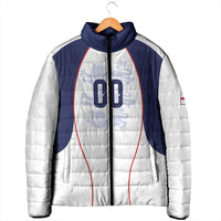 Custom England 2026 World Football Padded Jacket Come On Three Lions