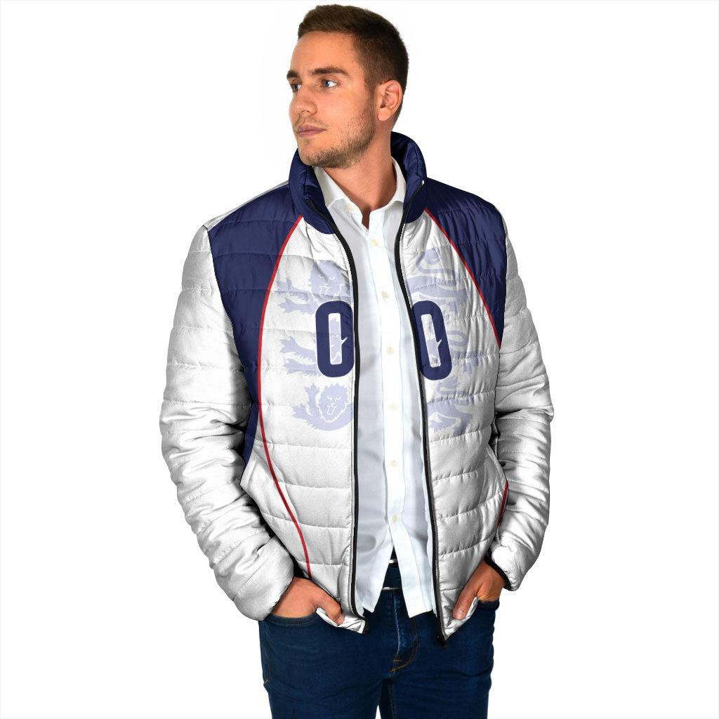 Custom England 2026 World Football Padded Jacket Come On Three Lions