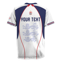 Custom England 2026 World Football Rugby Jersey Come On Three Lions