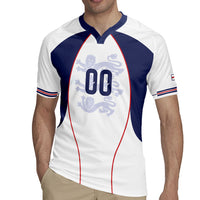 Custom England 2026 World Football Rugby Jersey Come On Three Lions