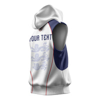 Custom England 2026 World Football Sleeveless Hoodie Come On Three Lions