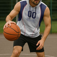 Custom England 2026 World Football Sleeveless Hoodie Come On Three Lions
