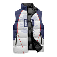 Custom England 2026 World Football Sleeveless Puffer Jacket Come On Three Lions