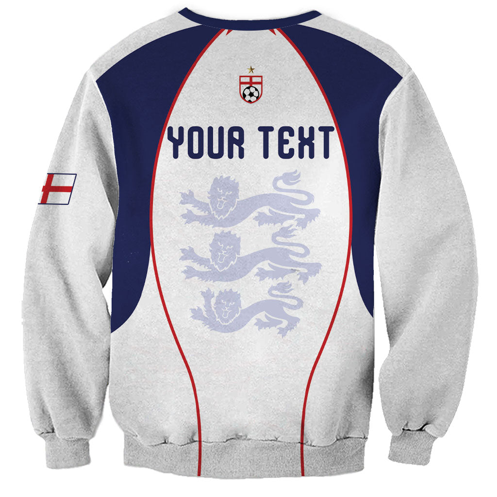 Custom England 2026 World Football Sweatshirt Come On Three Lions