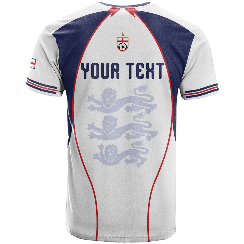 Custom England 2026 World Football T Shirt Come On Three Lions