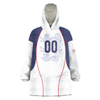 Custom England 2026 World Football Wearable Blanket Hoodie Come On Three Lions