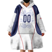 Custom England 2026 World Football Wearable Blanket Hoodie Come On Three Lions