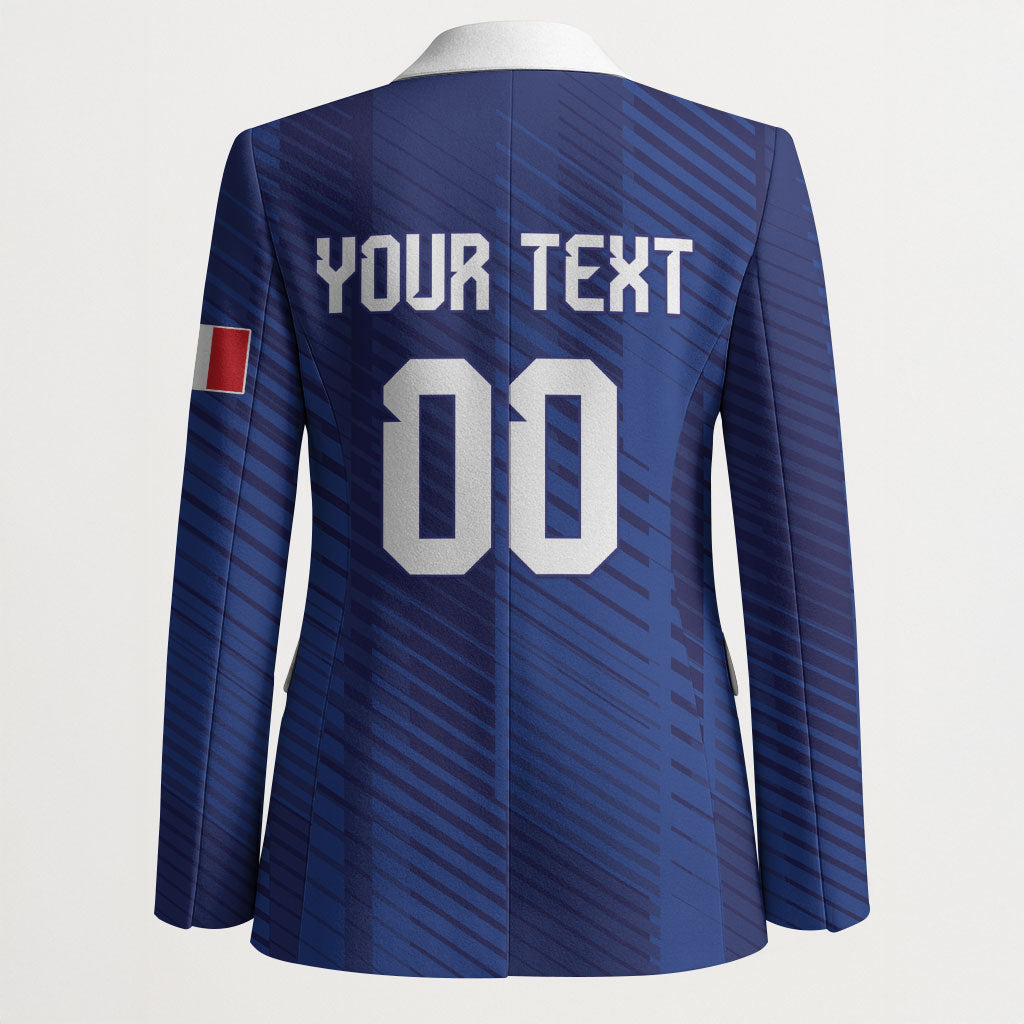 Custom France 2026 World Football Blazer Les Bleus Go 3rd Champions