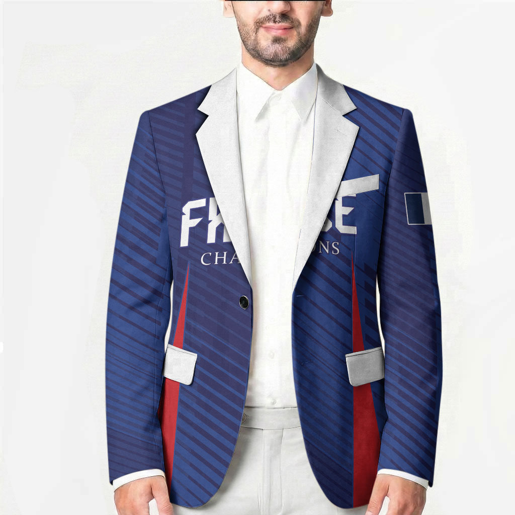 Custom France 2026 World Football Blazer Les Bleus Go 3rd Champions