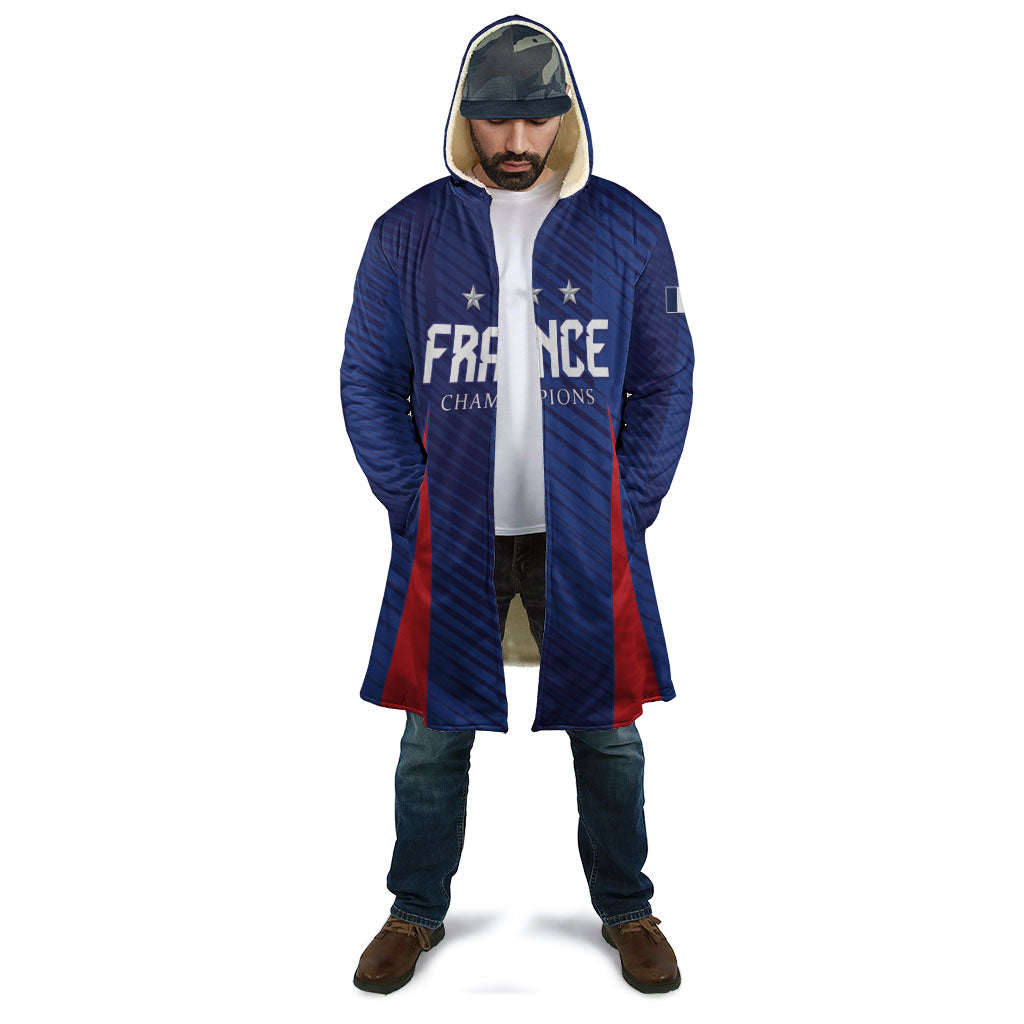 Custom France 2026 World Football Cloak Les Bleus Go 3rd Champions