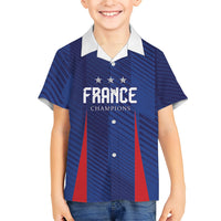 Custom France 2026 World Football Hawaiian Shirt Les Bleus Go 3rd Champions