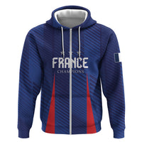 Custom France 2026 World Football Hoodie Les Bleus Go 3rd Champions