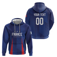 Custom France 2026 World Football Hoodie Les Bleus Go 3rd Champions