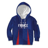 Custom France 2026 World Football Kid Hoodie Les Bleus Go 3rd Champions
