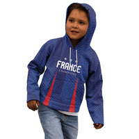Custom France 2026 World Football Kid Hoodie Les Bleus Go 3rd Champions