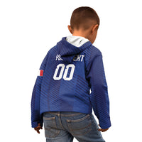 Custom France 2026 World Football Kid Hoodie Les Bleus Go 3rd Champions