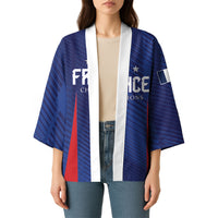 Custom France 2026 World Football Kimono Les Bleus Go 3rd Champions