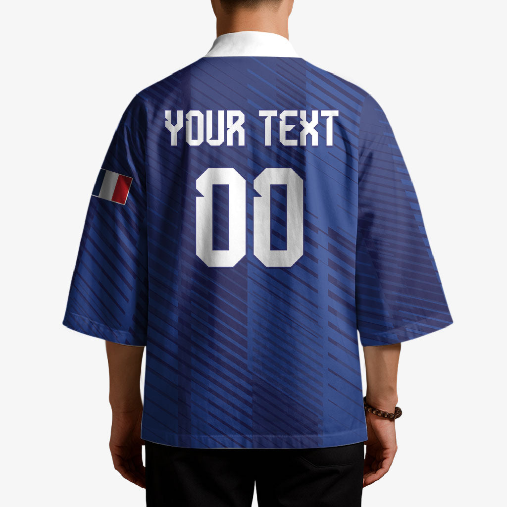 Custom France 2026 World Football Kimono Les Bleus Go 3rd Champions