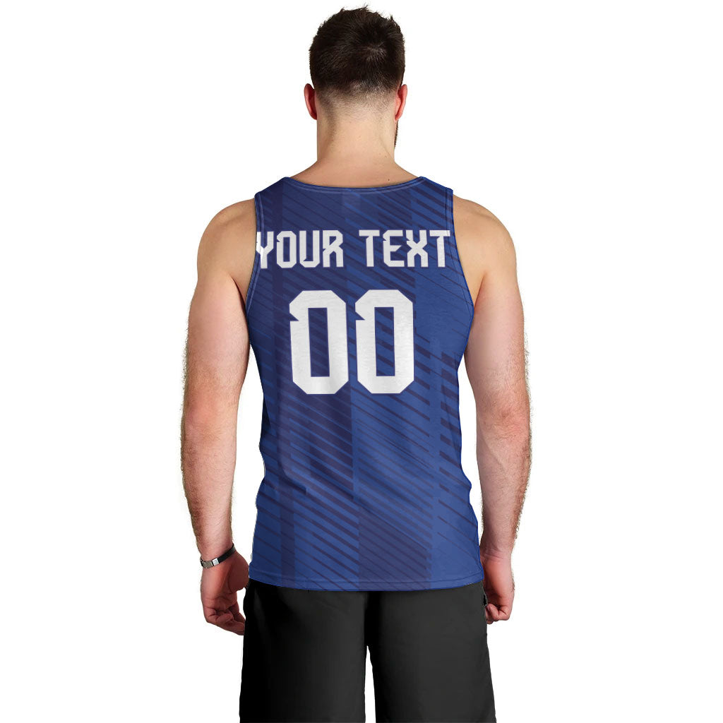 Custom France 2026 World Football Men Tank Top Les Bleus Go 3rd Champions