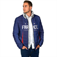 Custom France 2026 World Football Padded Jacket Les Bleus Go 3rd Champions