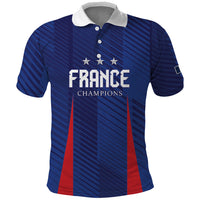 Custom France 2026 World Football Polo Shirt Les Bleus Go 3rd Champions