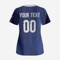 Custom France 2026 World Football Scrub Top Les Bleus Go 3rd Champions