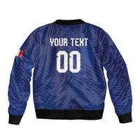 Custom France 2026 World Football Sleeve Zip Bomber Jacket Les Bleus Go 3rd Champions