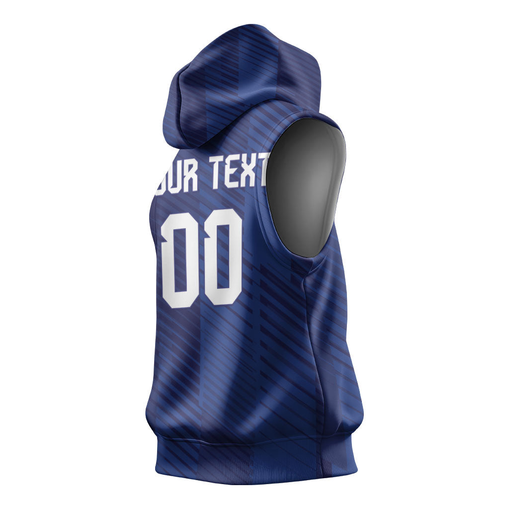 Custom France 2026 World Football Sleeveless Hoodie Les Bleus Go 3rd Champions