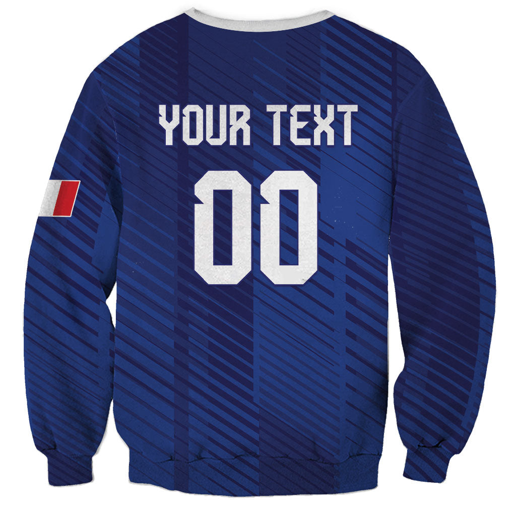 Custom France 2026 World Football Sweatshirt Les Bleus Go 3rd Champions