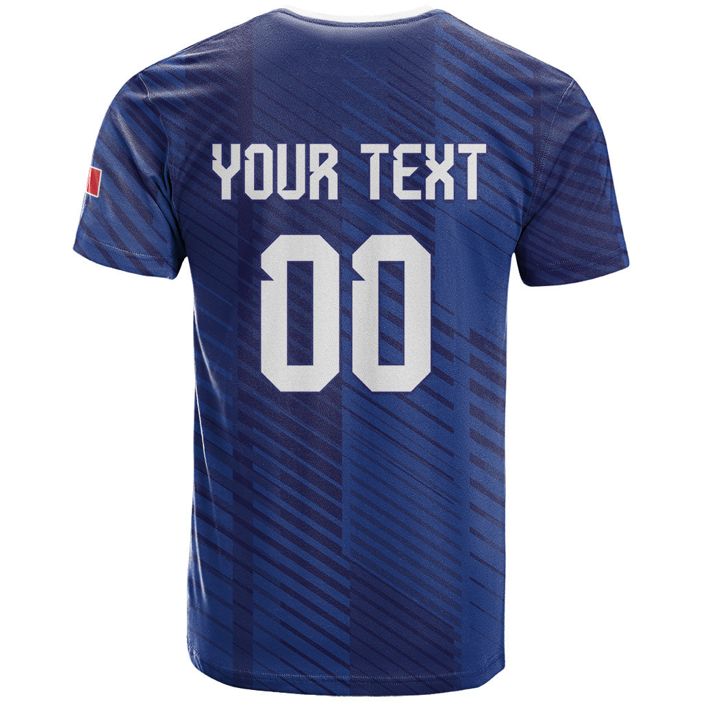 Custom France 2026 World Football T Shirt Les Bleus Go 3rd Champions