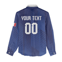 Custom France 2026 World Football Women Casual Shirt Les Bleus Go 3rd Champions