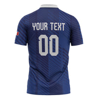 Custom France 2026 World Football Zipper Polo Shirt Les Bleus Go 3rd Champions