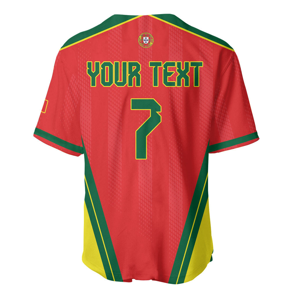 Custom Portugal 2026 World Football Baseball Jersey Selecao das Quinas