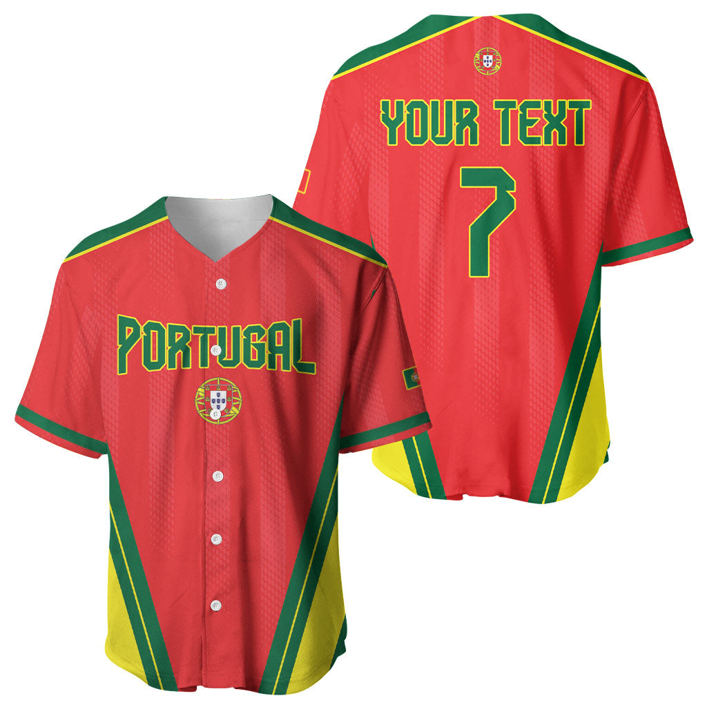 Custom Portugal 2026 World Football Baseball Jersey Selecao das Quinas