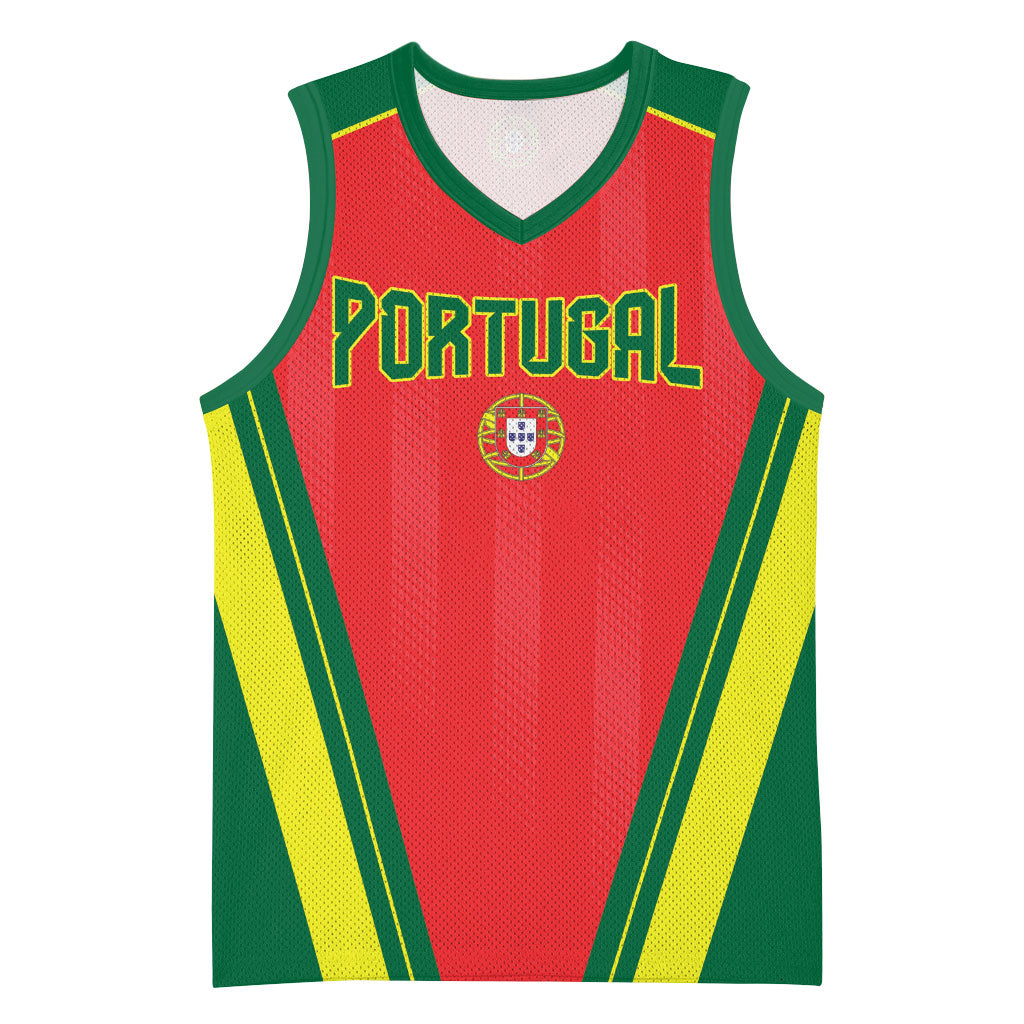 Custom Portugal 2026 World Football Basketball Jersey Selecao das Quinas