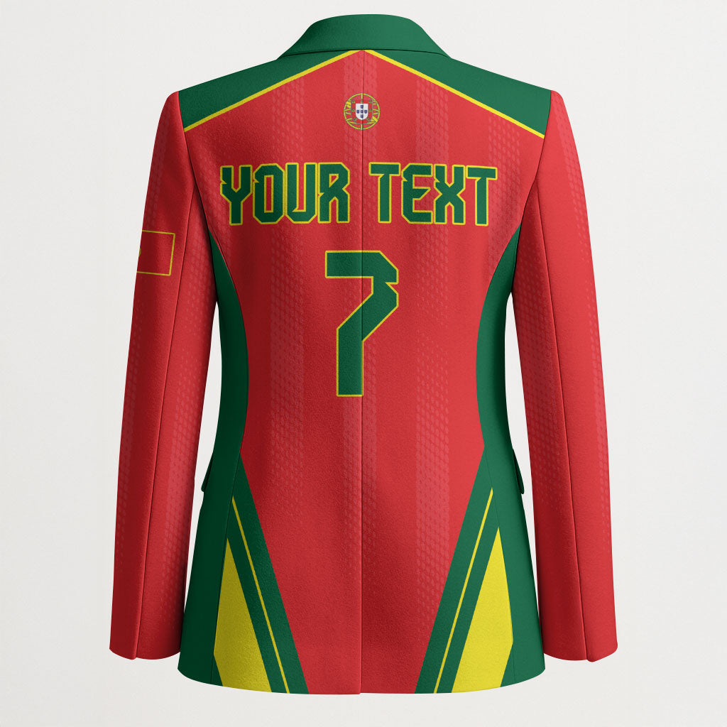 Custom Portugal 2026 World Football Blazer Selecao das Quinas